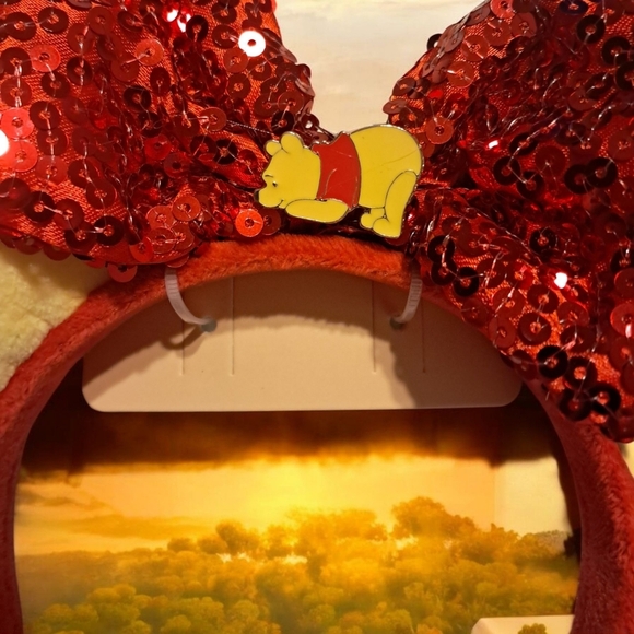 Primark Disney's Winnie The Pooh Sequin Plush Ears, Headband - Picture 2 of 3